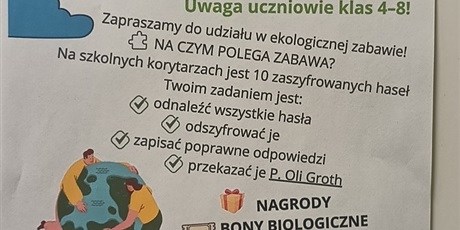 Powiększ grafikę: Zabawa z okazji Dnia Ziemi.