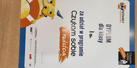 Powiększ grafikę: Certyfikat dla klasy.