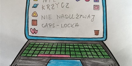 Powiększ grafikę: Nie nadużywaj Caps-Locka.