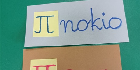 Powiększ grafikę: Rebusy z liczbą Pi.
