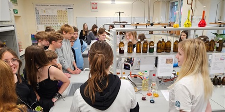 Powiększ grafikę: Zajęcia chemiczne - klasa 7.