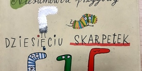 Powiększ grafikę: Okładka książki "Przygody dziesięciu skarpetek".