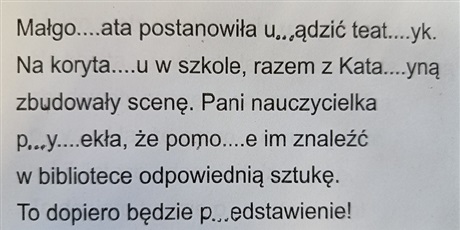 Powiększ grafikę: Dyktando.