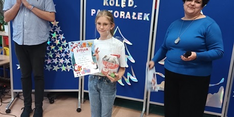 Powiększ grafikę: Laureatka 3 miejsca w kategorii solistów.