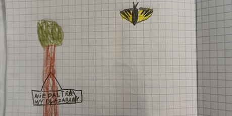 Powiększ grafikę: Praca ucznia kl 1b.