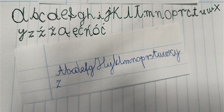 Powiększ grafikę: Pismo dzieci klas młodszych.