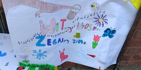 Powiększ grafikę: Plakat o wiośnie.