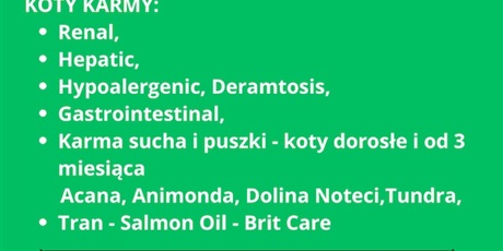 Powiększ grafikę: Karmy dla kotów.