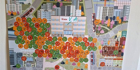 Powiększ grafikę: Udział klasy 5a w Rowerowym Maju.