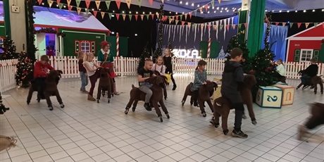 Powiększ grafikę: Jazda na reniferach.