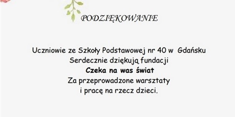 Powiększ grafikę: Podziękowanie.