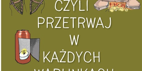 Powiększ grafikę: Okładka książki podręcznika survivalowego.