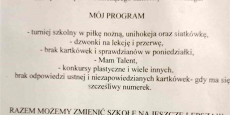 Powiększ grafikę: Plakat wyborczy Adama.