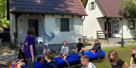 Powiększ grafikę: Zadania grupowe w Zielonej Szkole.