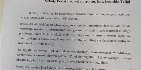 Powiększ grafikę: UROCZYSTOŚĆ 80 - LECIA