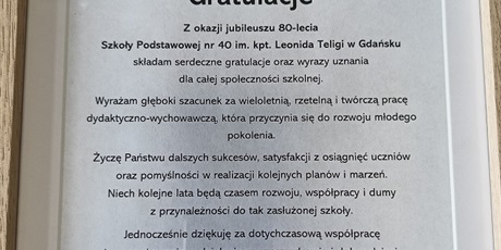 Powiększ grafikę: UROCZYSTOŚĆ 80 - LECIA