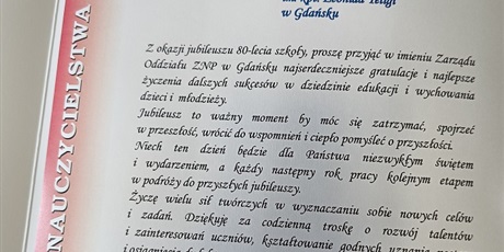 Powiększ grafikę: UROCZYSTOŚĆ 80 - LECIA